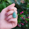 925 Sterling Silver Aventurine Stone Pendant 925 Sterling Silver Aventurine Stone Pendant
