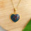 925 Sterling Silver Blood Stone Pendant