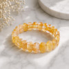 Natural Citrine Stone Bracelet - Special Cut