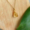 925 Sterling Silver Citrine Stone Pendant 925 Sterling Silver Citrine Stone Pendant
