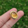 925 Sterling Silver Citrine Stone Ring 925 Sterling Silver Citrine Stone Ring