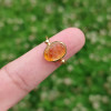 925 Sterling Silver Citrine Stone Ring