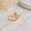 925 Sterling Silver Citrine Stone Ring