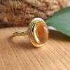 925 Sterling Silver Citrine Stone Ring 925 Sterling Silver Citrine Stone Ring