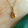 925 Sterling Silver Citrine Stone Pendant 925 Sterling Silver Citrine Stone Pendant