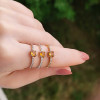 925 Sterling Silver Citrine Stone Ring 925 Sterling Silver Citrine Stone Ring