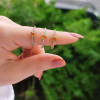 925 Sterling Silver Citrine Stone Ring 925 Sterling Silver Citrine Stone Ring