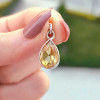 925 Sterling Silver Citrine Stone Pendant 925 Sterling Silver Citrine Stone Pendant
