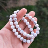 8mm Natural Howlite Stone Bracelet