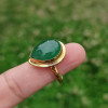 925 Sterling Silver Aventurine Stone Ring - Special Design 925 Sterling Silver Aventurine Stone Ring - Special Design