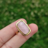 925 Silver Natural Rose Quartz Stone Ring 925 Silver Natural Rose Quartz Stone Ring