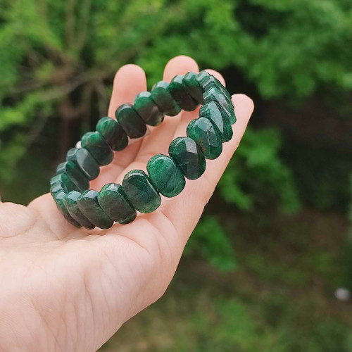 Natural Aventurine Stone Bracelet - Special Cut Natural Aventurine Stone Bracelet - Special Cut