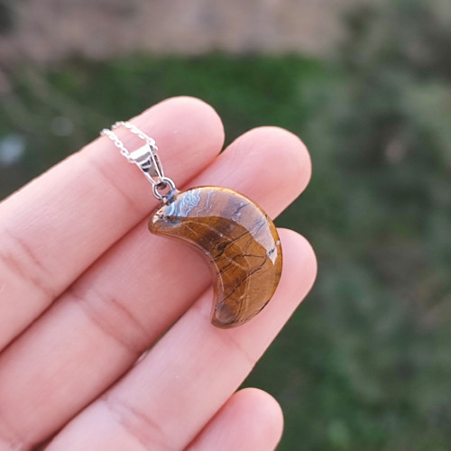 Doğal Jasper Taşı Kolye