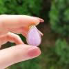 925 Silver Natural Kunzite Stone Pendant