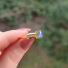 925 Silver Kyanite Stone Ring 925 Silver Kyanite Stone Ring