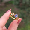 925 Silver Kyanite Stone Ring 925 Silver Kyanite Stone Ring
