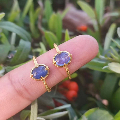 925 Silver Kyanite Stone Ring