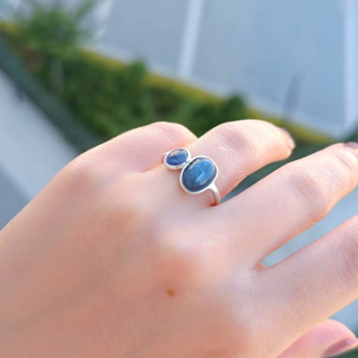 925 Silver Kyanite Stone Ring