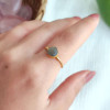 925 Silver Labradorite Stone Ring 925 Silver Labradorite Stone Ring