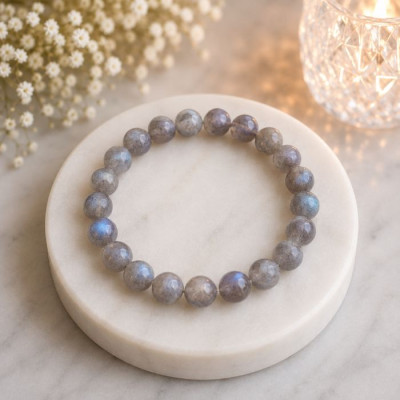 8 mm Labradorite Stone Bracelet