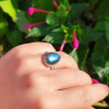 925 Silver Labradorite Stone Ring