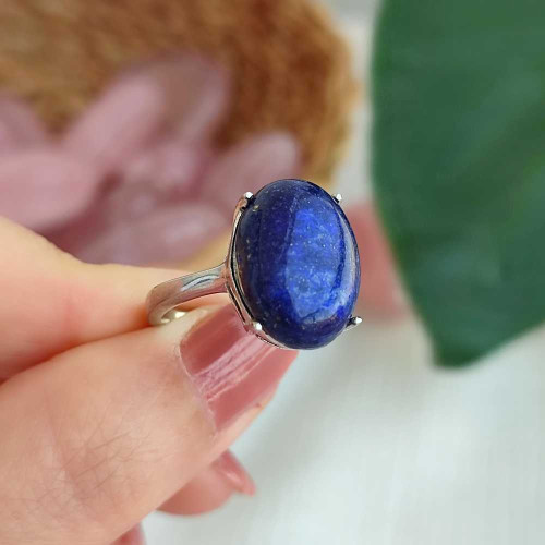 925 Silver Natural Lapis Lazuli Ring 925 Silver Natural Lapis Lazuli Ring