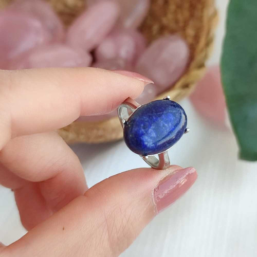 925 Silver Natural Lapis Lazuli Ring 925 Silver Natural Lapis Lazuli Ring