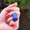 925 Silver Natural Lapis Lazuli Pendant - Natural Shape