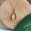 925 Silver Natural Lemon Quartz Pendant 925 Silver Natural Lemon Quartz Pendant