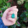 925 Silver Malachite Stone Pendant 925 Silver Malachite Stone Pendant