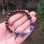 Natural Rose Wood Bracelet With Amethyst , Rutilated Quartnz & Hematite Stones Bracelet - Men Bracelet