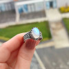 925 Silver Natural Moonstone Ring - Men Ring 925 Silver Natural Moonstone Ring - Men Ring