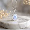 925 Silver Moonstone Pendant