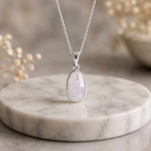 925 Silver Moonstone Pendant