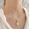 925  Sterling Silver Moonstone Pendant - Special Design