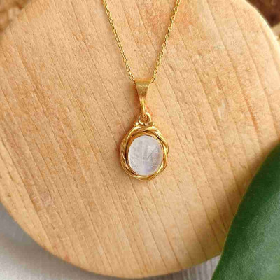 925 Silver Moonstone Pendant