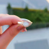 925 Silver Natural Moonstone Ring