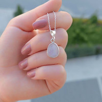 925  Sterling Silver Moonstone Pendant