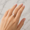 925 Sterling Silver Morganite Stone Ring
