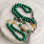 925 Sterling Silver Malachite Stone Rosary - Men Rosary