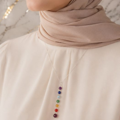 Multi Stone Pendant . chakra in One Pendant