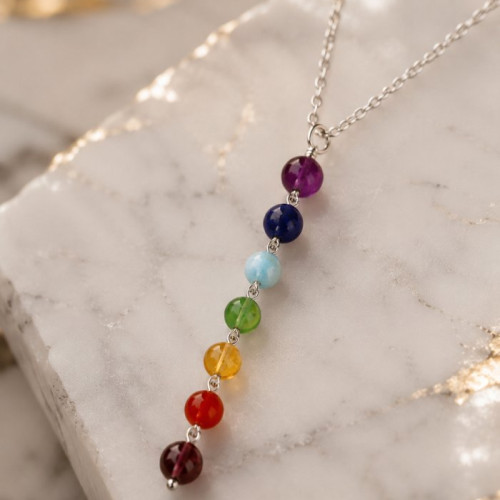 Multi Stone Pendant . chakra in One Pendant