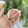 Multi Stone Bracelet , 8mm Moonstone , Amber , Malachite & Citrine Stones Bracelet Multi Stone Bracelet , 8mm Moonstone , Amber , Malachite & Citrine Stones Bracelet