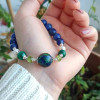 8mm Natural Lapis Lazuli ,peridot , pearl, malachite ,azurite malachite Bracelet 8mm Natural Lapis Lazuli ,peridot , pearl, malachite ,azurite malachite Bracelet