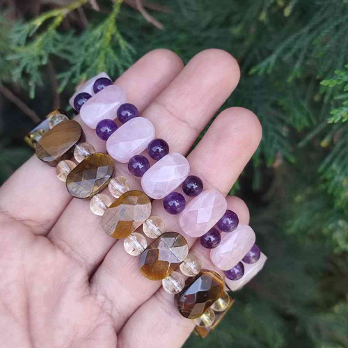 Natural Tiger Eye Stone Bracelet - Special Cat Natural Tiger Eye Stone Bracelet - Special Cat