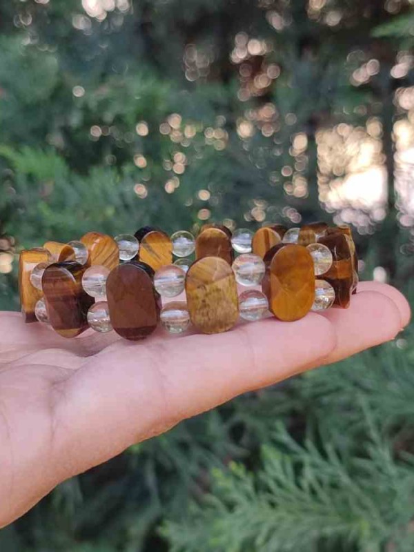 8mm Kaplan Gözü Taşi Bileklik