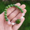 Multistone Bracelet , 8mm Canadian Jade , Pearl & Rose Quartz Stones Bracelet