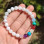 Multi Stone Bracelet , 8mm Natural Moonstone With Several Tybes Of Stones