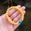 Natural Baltic Amber & Turquoise Bracelet