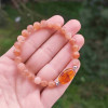 8mm Sun stone & Amber Bracelet 8mm Sun stone & Amber Bracelet